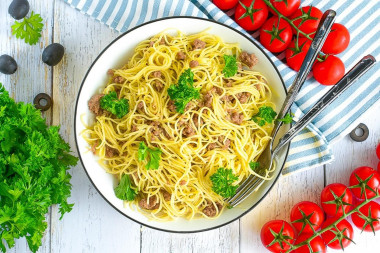 Вермишель по флотски Вермишель по флотски