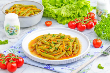 Тушеная стручковая фасоль Тушеная стручковая фасоль