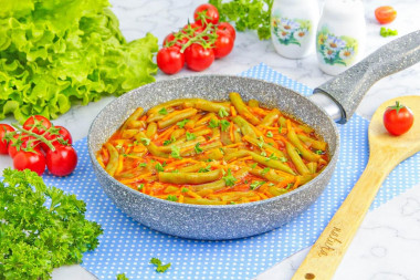 Тушеная стручковая фасоль Тушеная стручковая фасоль