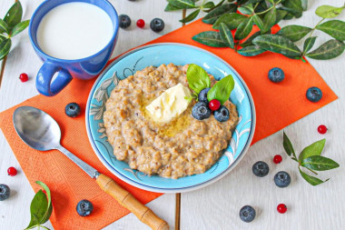 Жареная овсянка Жареная овсянка