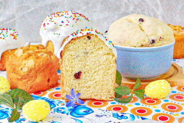 Тесто для куличей на топленом молоке Тесто для куличей на топленом молоке