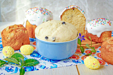 Тесто для куличей на топленом молоке Тесто для куличей на топленом молоке