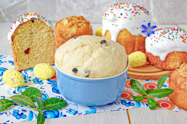 Тесто для куличей на топленом молоке Тесто для куличей на топленом молоке