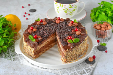 Торт Золотой ключик с вареной сгущенкой Торт Золотой ключик с вареной сгущенкой