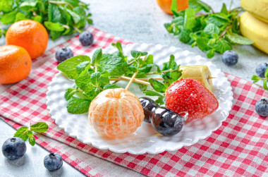 Фрукты в стекле из сахара Фрукты в стекле из сахара