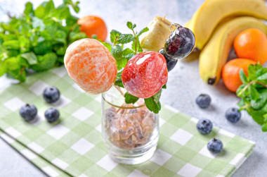 Фрукты в стекле из сахара Фрукты в стекле из сахара