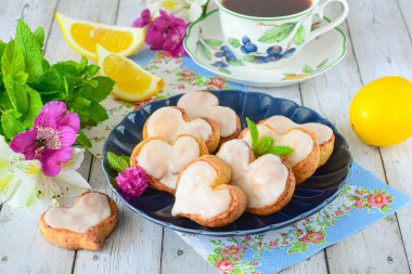 Берлинское печенье с творогом и лимонной цедрой Берлинское печенье с творогом и лимонной цедрой