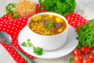 Гороховый суп с тушенкой Гороховый суп с тушенкой