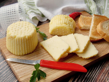 Домашний сыр из творога и молока