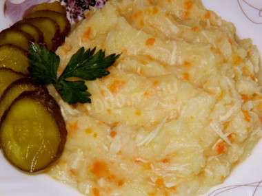 Картофельное пюре с курицей Картофельное пюре с курицей