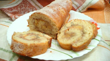 Рулет с бананом Рулет с бананом
