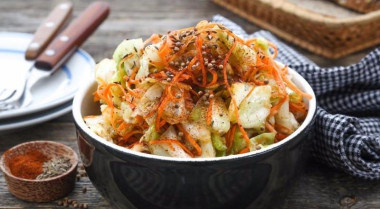 Маринованная капуста по-корейски Маринованная капуста по-корейски