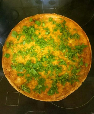 Пирог с курицей грибами и луком Пирог с курицей грибами и луком