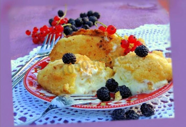 Десерт горячее мороженое Десерт горячее мороженое