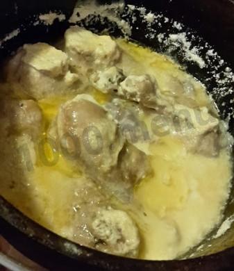 Курица со сметаной Курица со сметаной