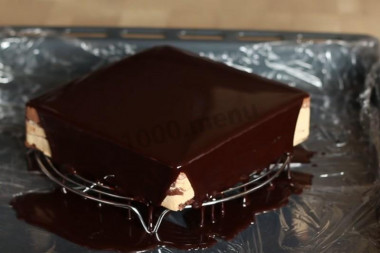 Зеркальная глазурь для торта шоколадная