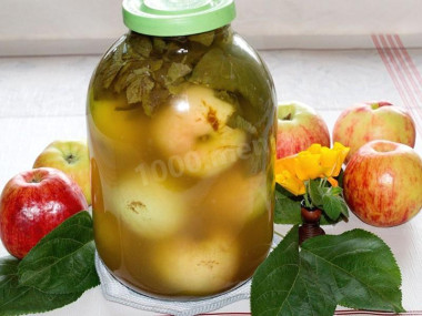 Моченые яблоки с ржаной мукой Моченые яблоки с ржаной мукой
