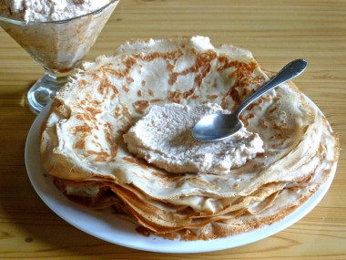 Творожная начинка с джемом и орехами для блинов и блинчиков Творожная начинка с джемом и орехами для блинов и блинчиков