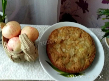 Яблочный пирог с медом Яблочный пирог с медом
