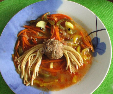 Фарш на макаронах Дедушкины усы Фарш на макаронах Дедушкины усы