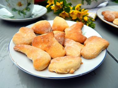 Домашнее песочное печенье на маргарине
