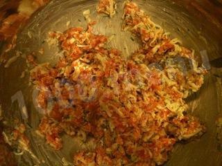 Салат из кабачков с морковью и майонезом