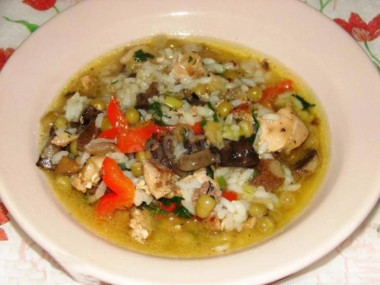 Курица с овощами по-китайски Курица с овощами по-китайски