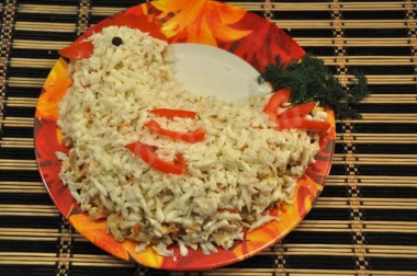 Салат слоеный Курочка Салат слоеный Курочка
