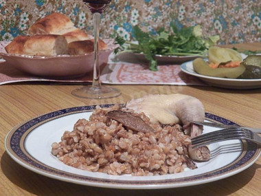 Армянский плов без мяса из полбы - ачаров плав Армянский плов без мяса из полбы - ачаров плав