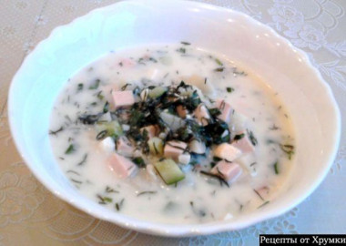 Окрошка на минералке Окрошка на минералке