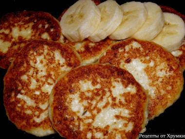 Сырники с бананами Сырники с бананами
