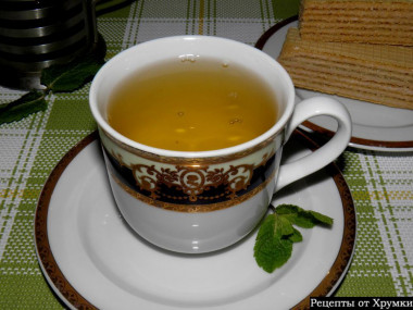 чай с мятой чай с мятой