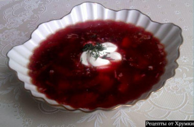 Борщ со свеклой Борщ со свеклой