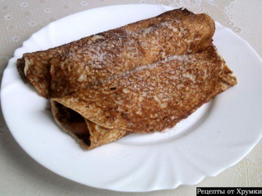 Блинчики с яблоками и изюмом Блинчики с яблоками и изюмом