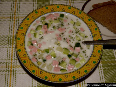 Окрошка на минералке Окрошка на минералке