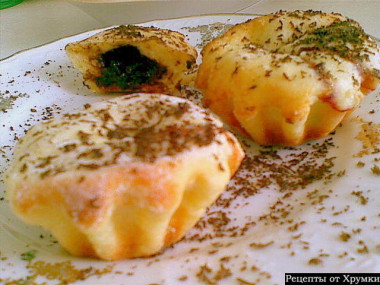 кексы с шоколадкой кексы с шоколадкой