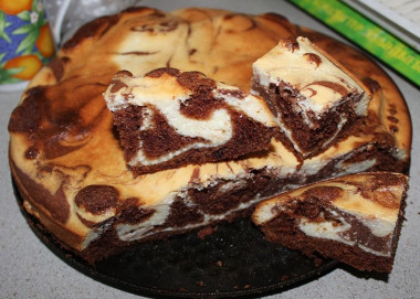 мраморный пирог мраморный пирог