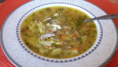 Куриный суп с вермишелью Куриный суп с вермишелью