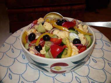 салатик чуть другой,но тоже вкусный