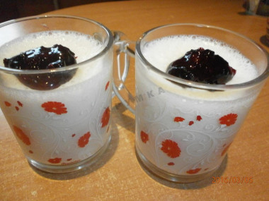 вариация на тему панна котта кефирная вариация на тему панна котта кефирная