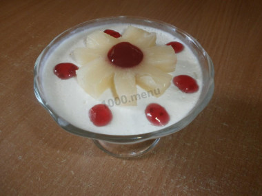 желе из творога. желе из творога.