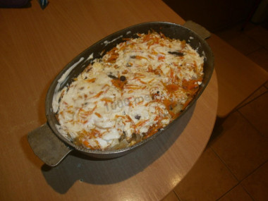 тушеный минтай с луком и морковью тушеный минтай с луком и морковью