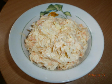 капустный салат с майонезом капустный салат с майонезом