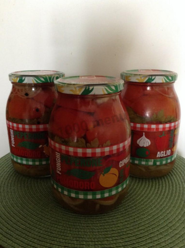 помидорчики с желатином помидорчики с желатином