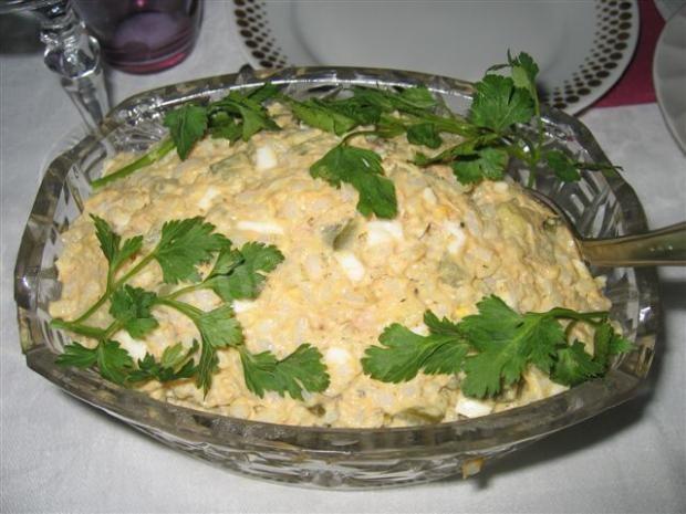 Салат с копченым лососем с картошкой без майонеза