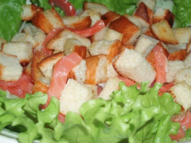 Рыбный салат с семгой