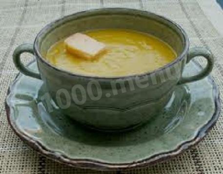 Сливочно-винный суп