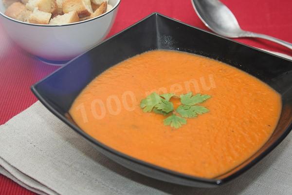 Суп пюре с помидорами