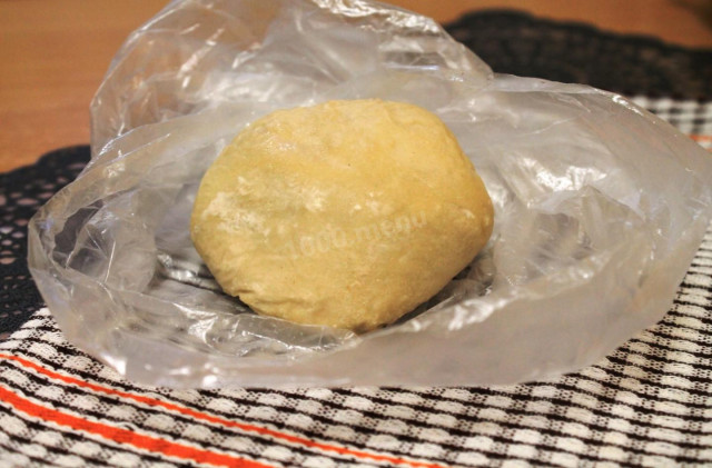 Тесто для кыстыбый картофельное на пшеничной муке