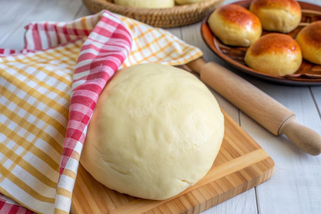 Дрожжевое тесто безопарным способом Дрожжевое тесто безопарным способом